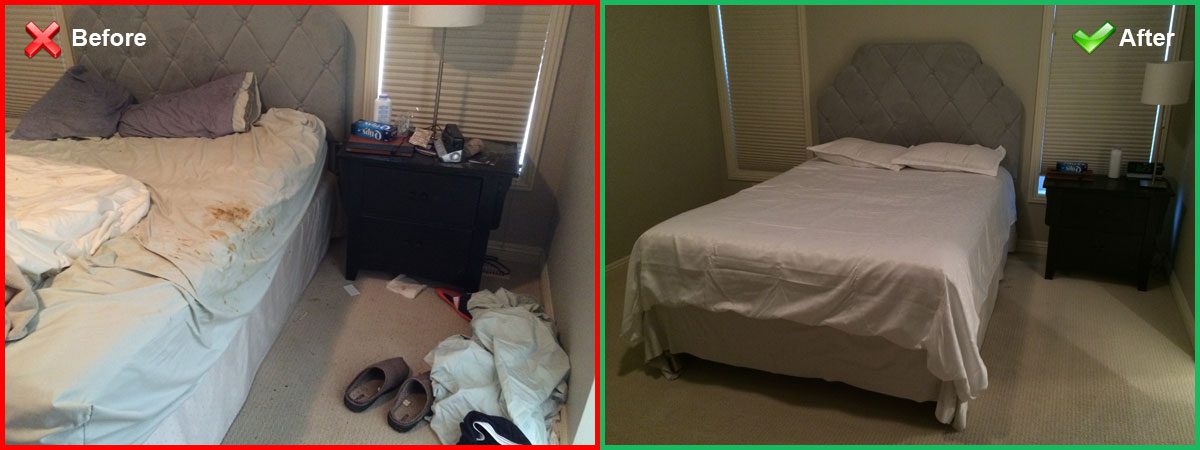 Before and After Bedroom