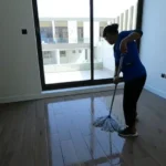 villa floor cleaning dubai — safaeewala team mopping marble