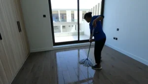 villa floor cleaning dubai — safaeewala team mopping marble